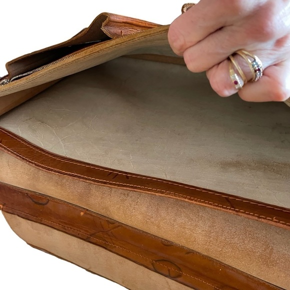 Genuine Leather German Heavy-Duty
SUDHAU Briefcase / Portfolio Vintage 60’s/70’s - Picture 4 of 13